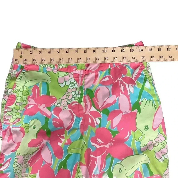 Lily Pulitzer Women’s Size 6 Parot Capris - Picture 3 of 6